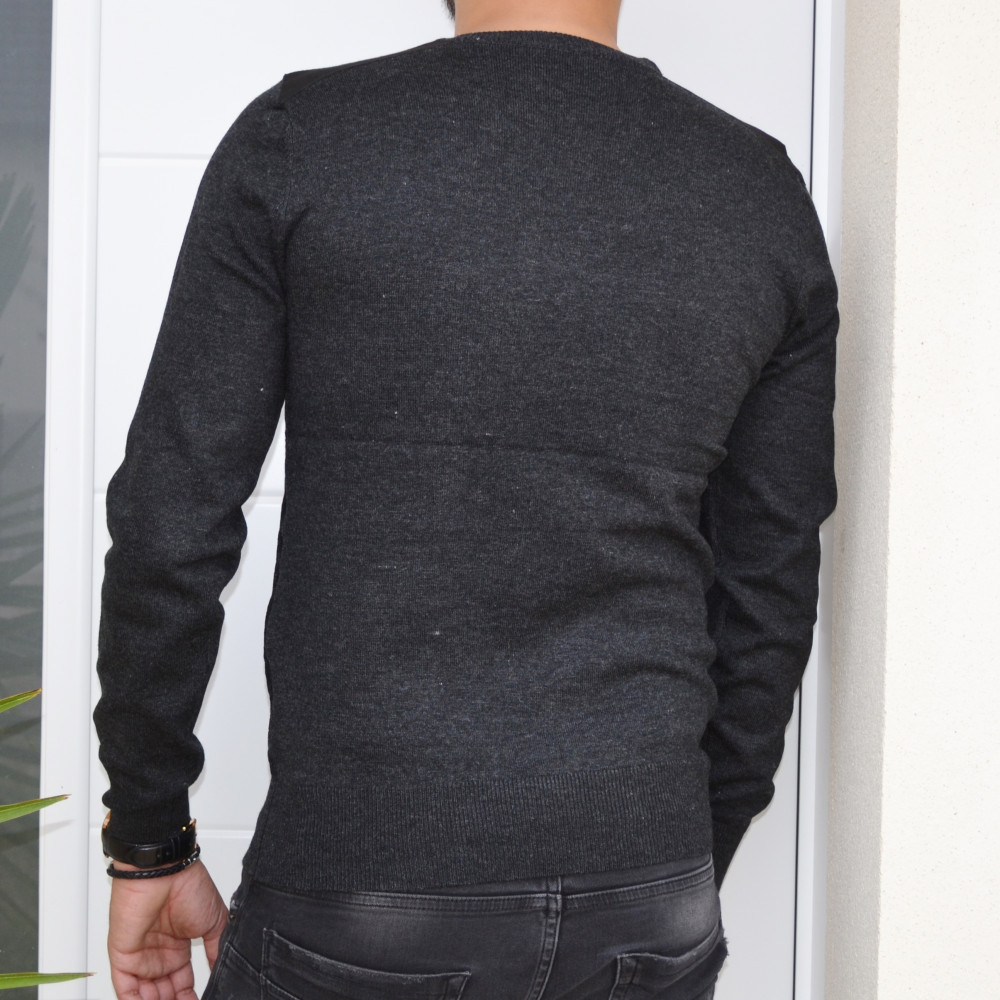 Pull homme noir