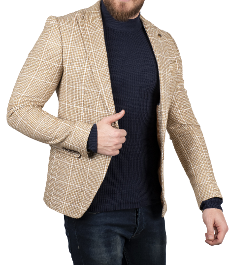 Blazer homme homme à carreaux