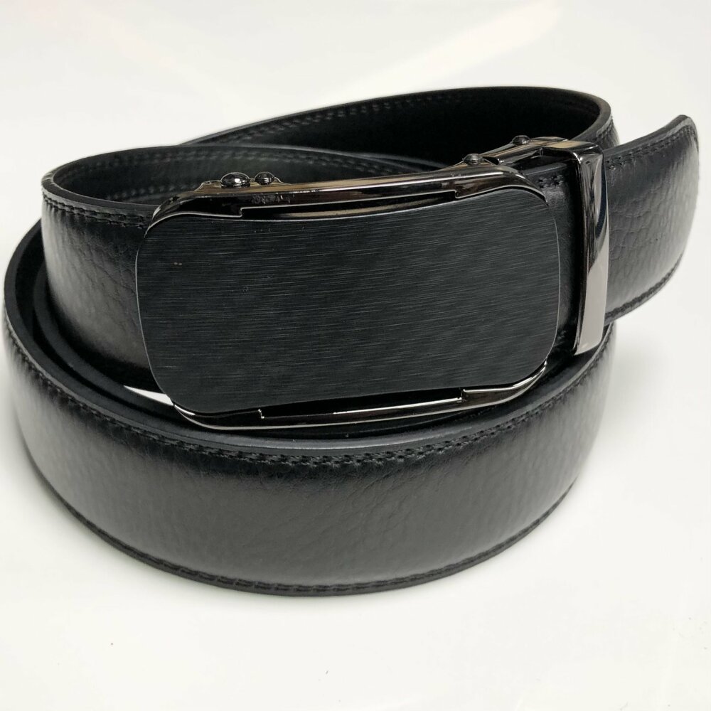 Ceinture homme cuir camel réglage automatique