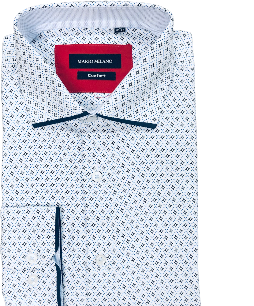 chemise homme blanche motifs étoile ninja