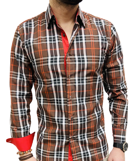 chemise homme à carreaux