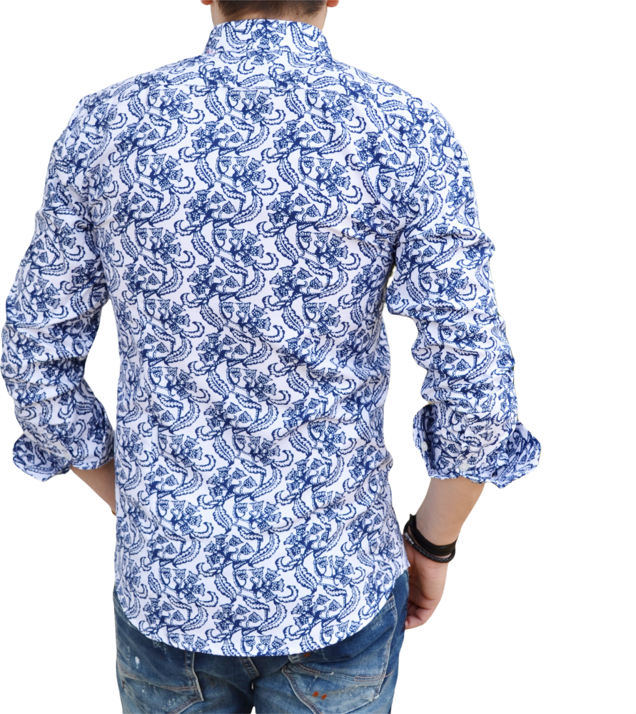 Chemise homme à fleurs Giovanni