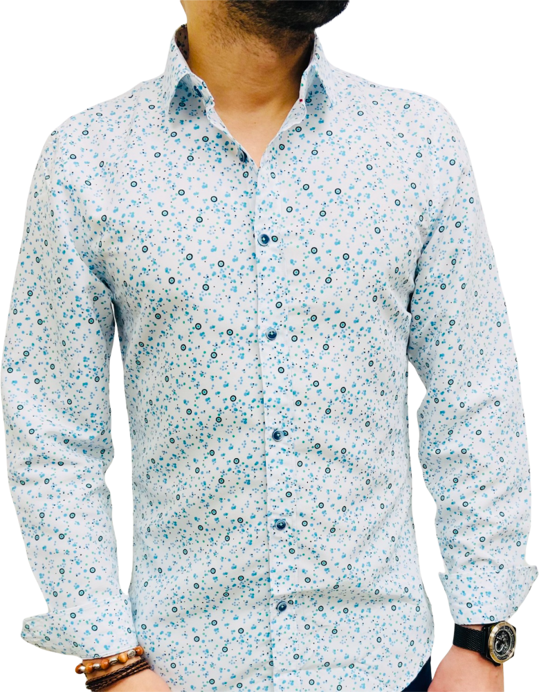 chemise homme à motifs