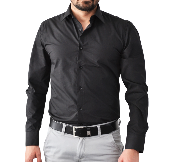 Chemise homme noire