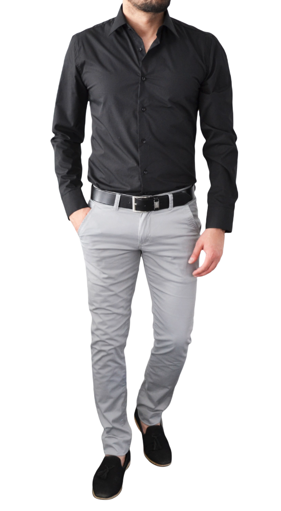 Chemise homme noire