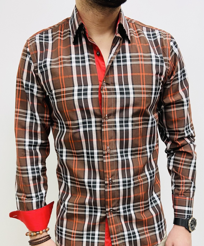 chemise homme à carreaux