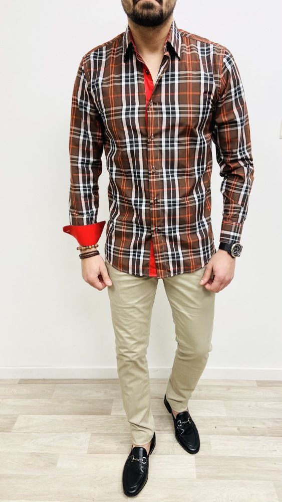 chemise homme à carreaux