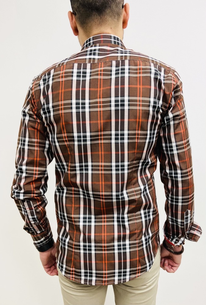 chemise homme à carreaux