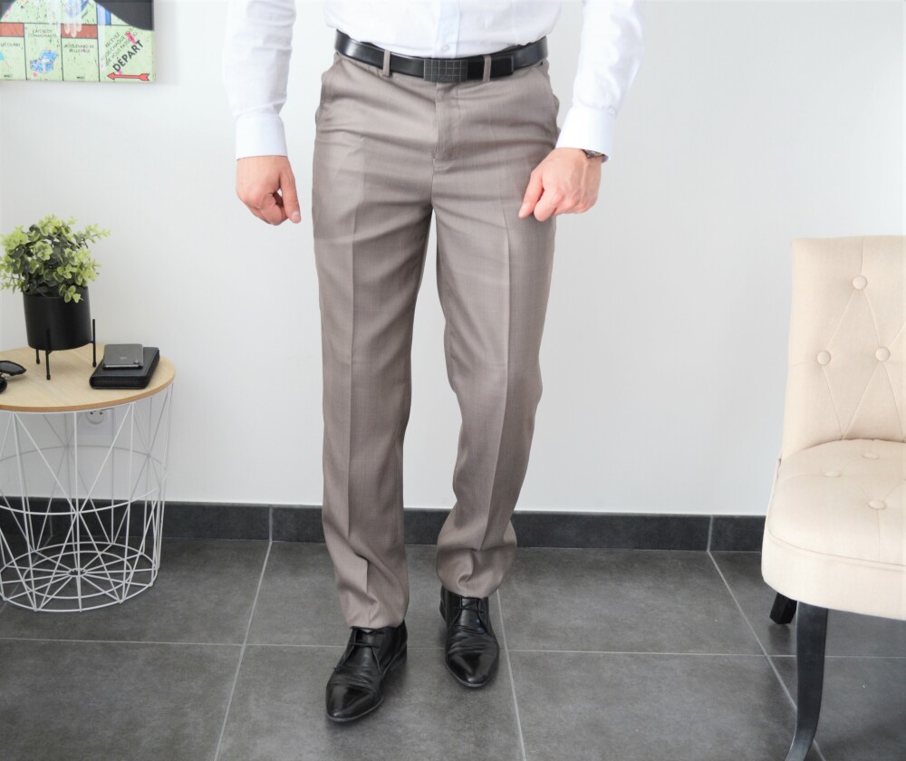 Costume homme beige 2 pièces