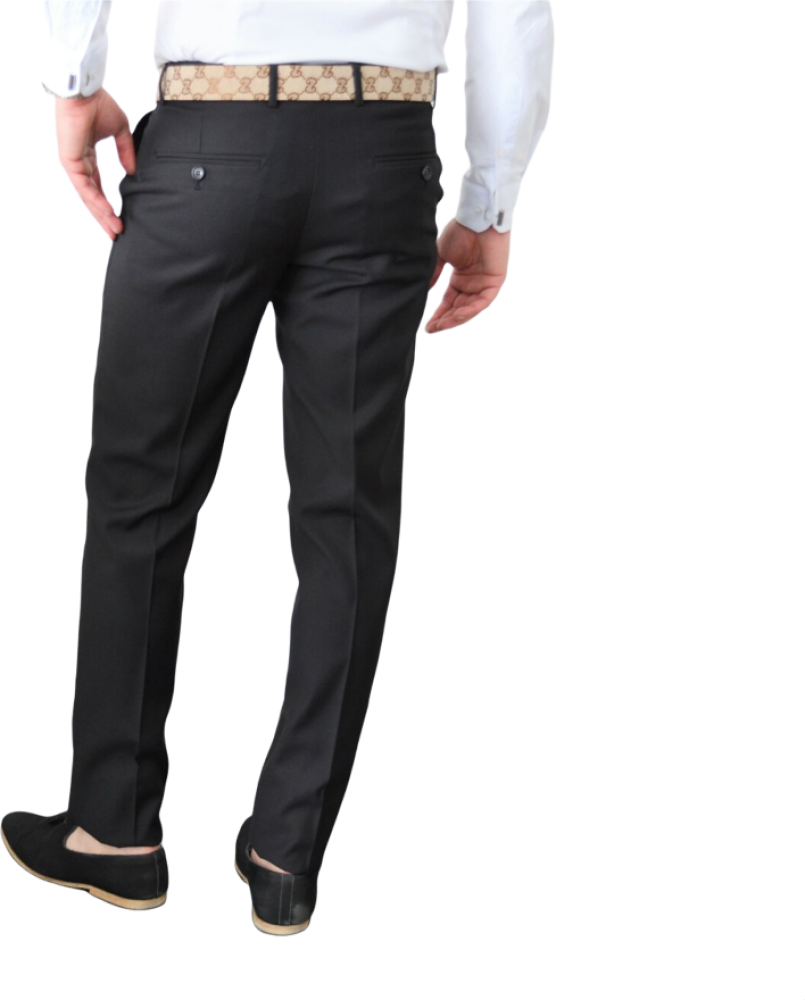 Costume homme croisé noir slim