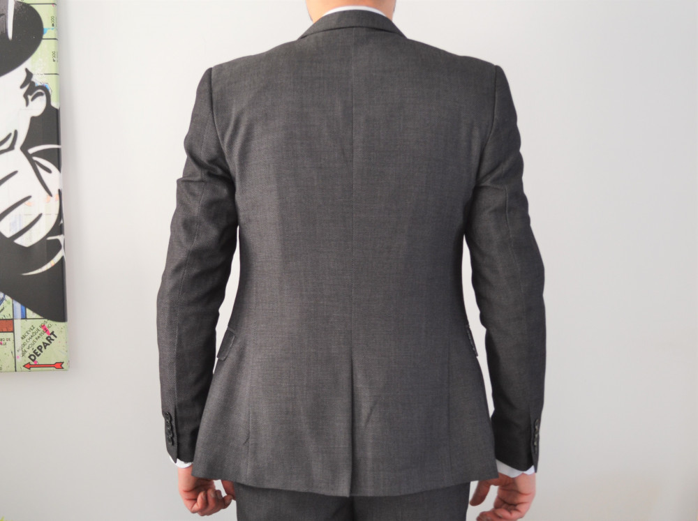 Costume homme slim anthracite 3 pièces