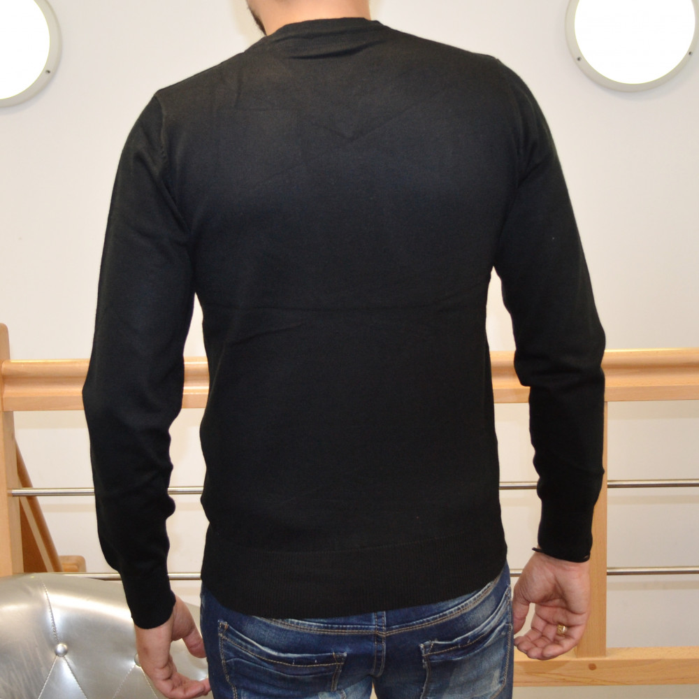 Pull homme noir