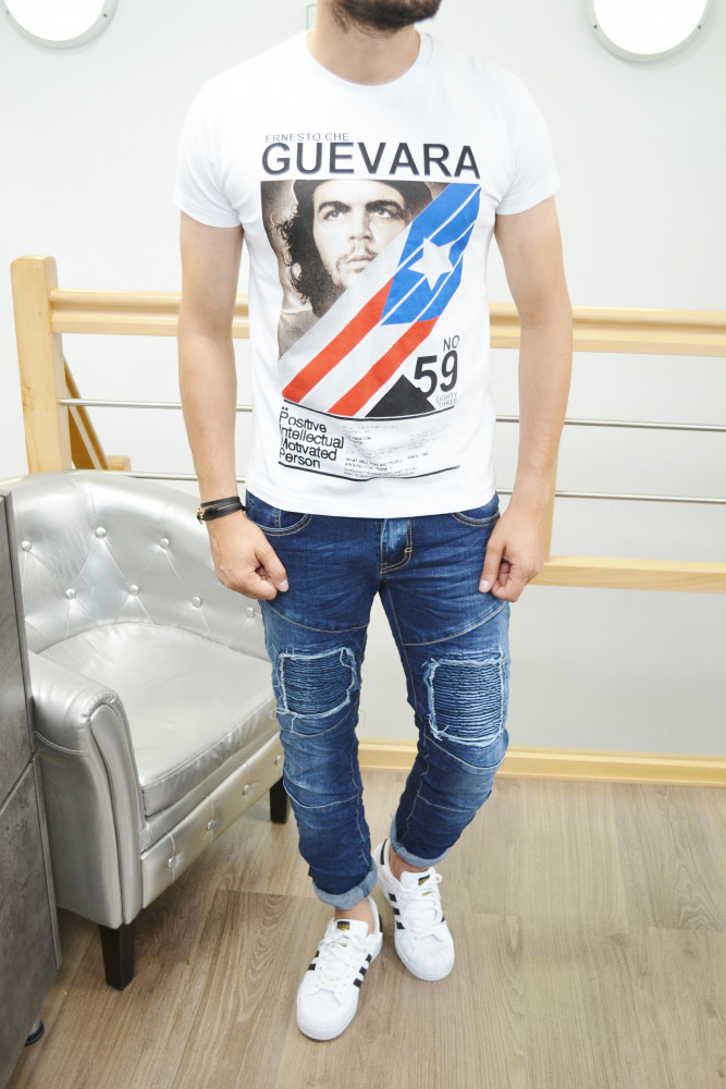 T-shirt homme blanc