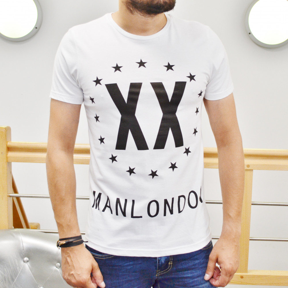 T-shirt homme blanc