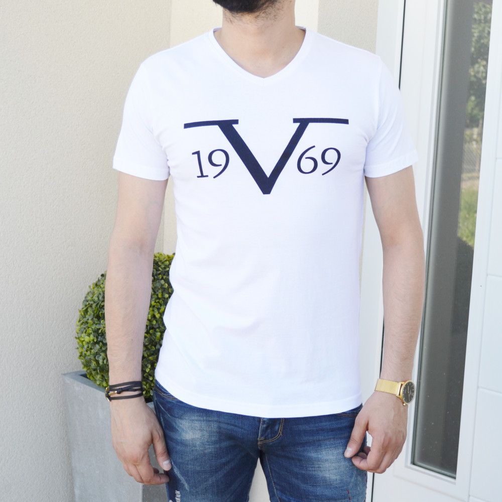 T-shirt Versace 1969 blanc modèle Salerne