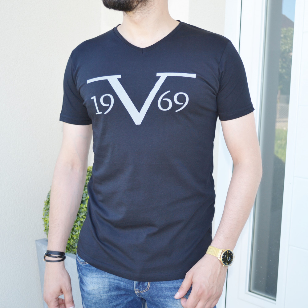 T shirt versace homme noir cheap