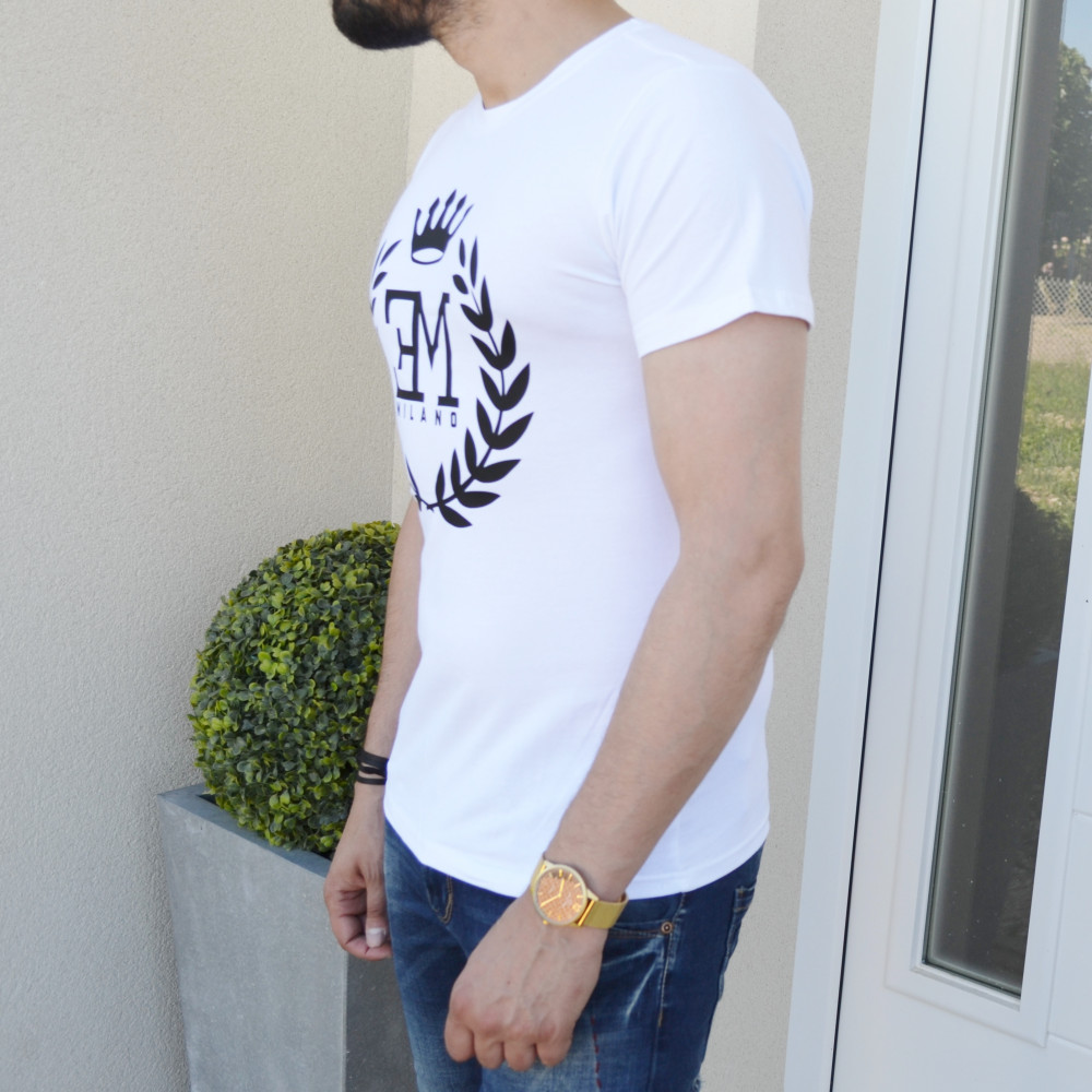 T-shirt italien Emporio Milano grand logo