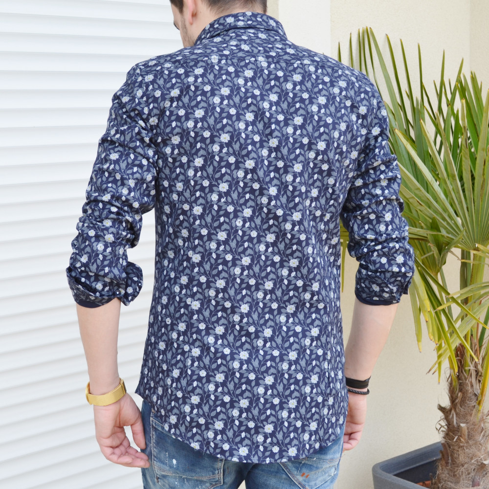 Chemise homme à fleurs Ciro