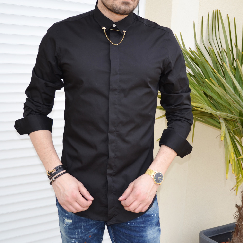 Chemise homme avec chaine