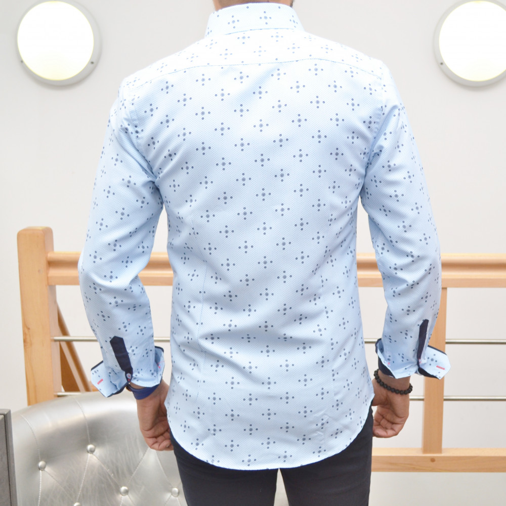 Chemise homme bleu ciel