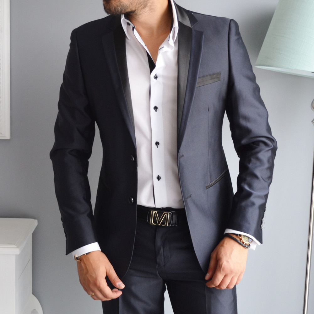 Costume homme bleu Pablo