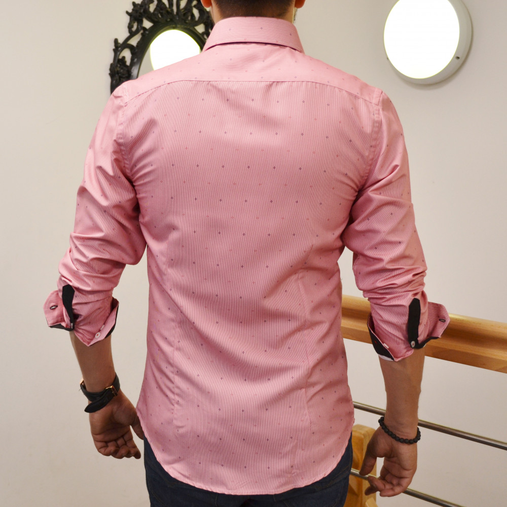 Chemise homme fushia