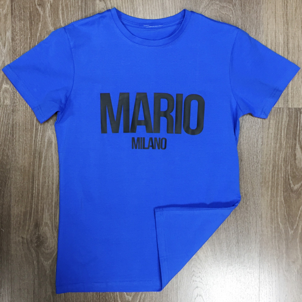 T-shirt Mario Milano bleu