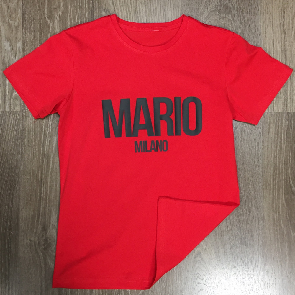 T-shirt Mario Milano rouge