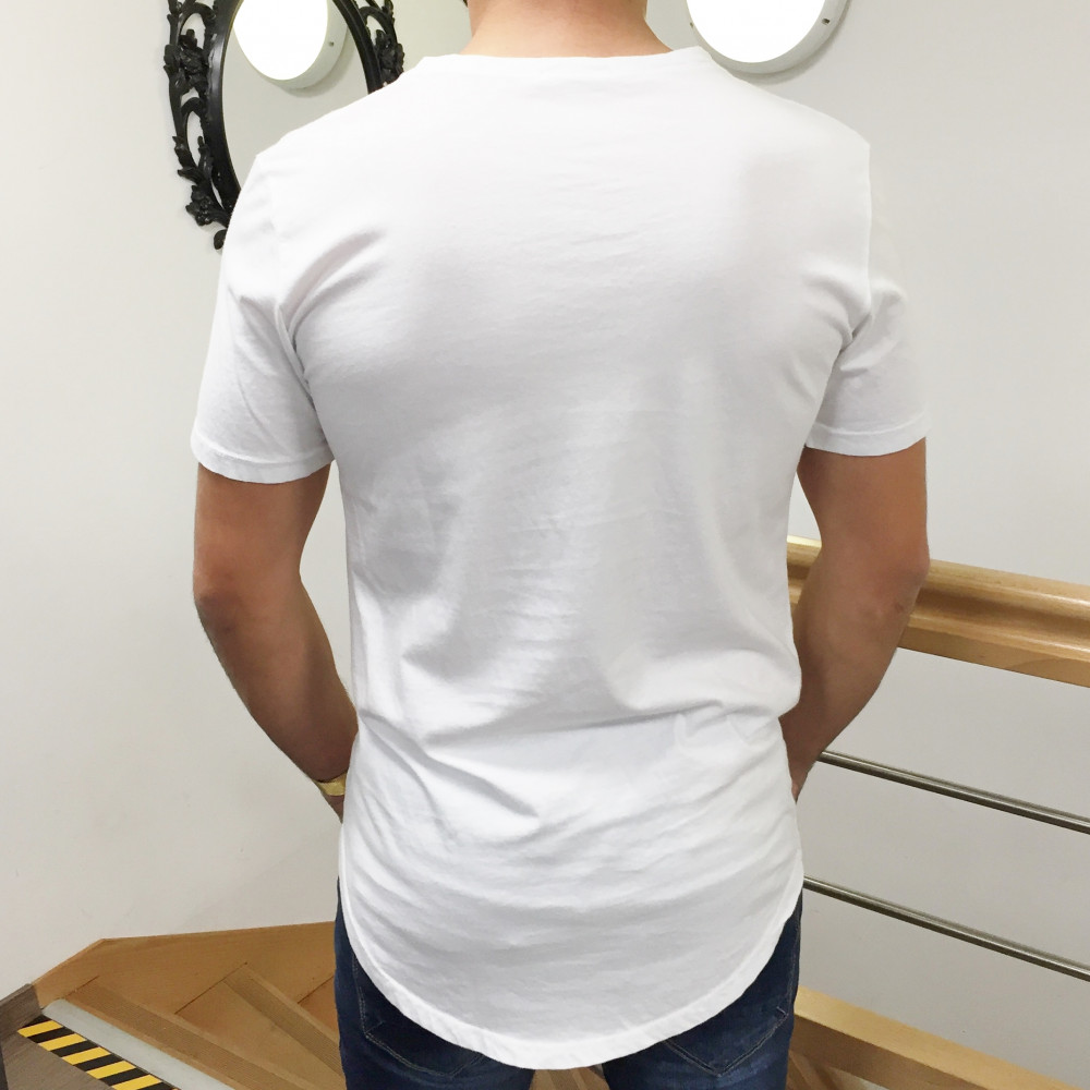 T-shirt Mario Milano blanc oversize