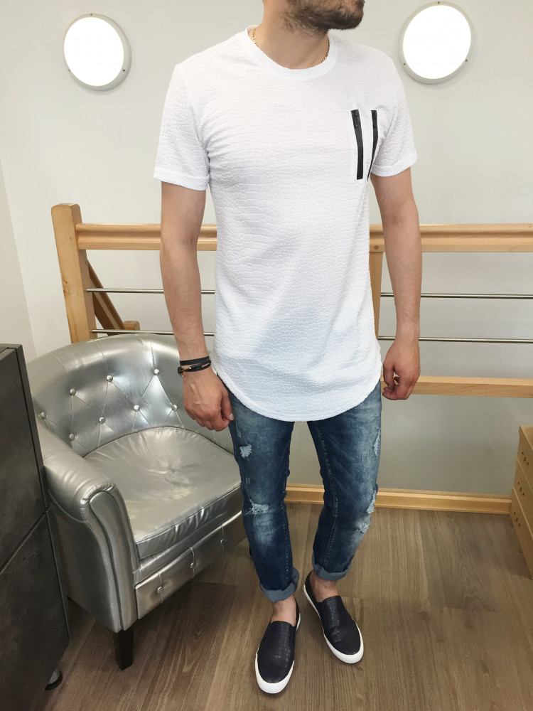 T-shirt homme blanc