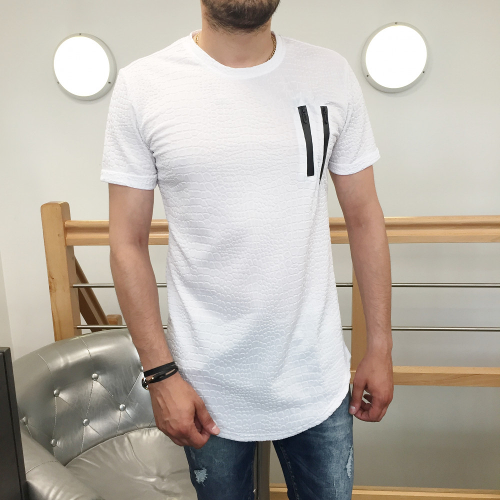 T-shirt homme blanc