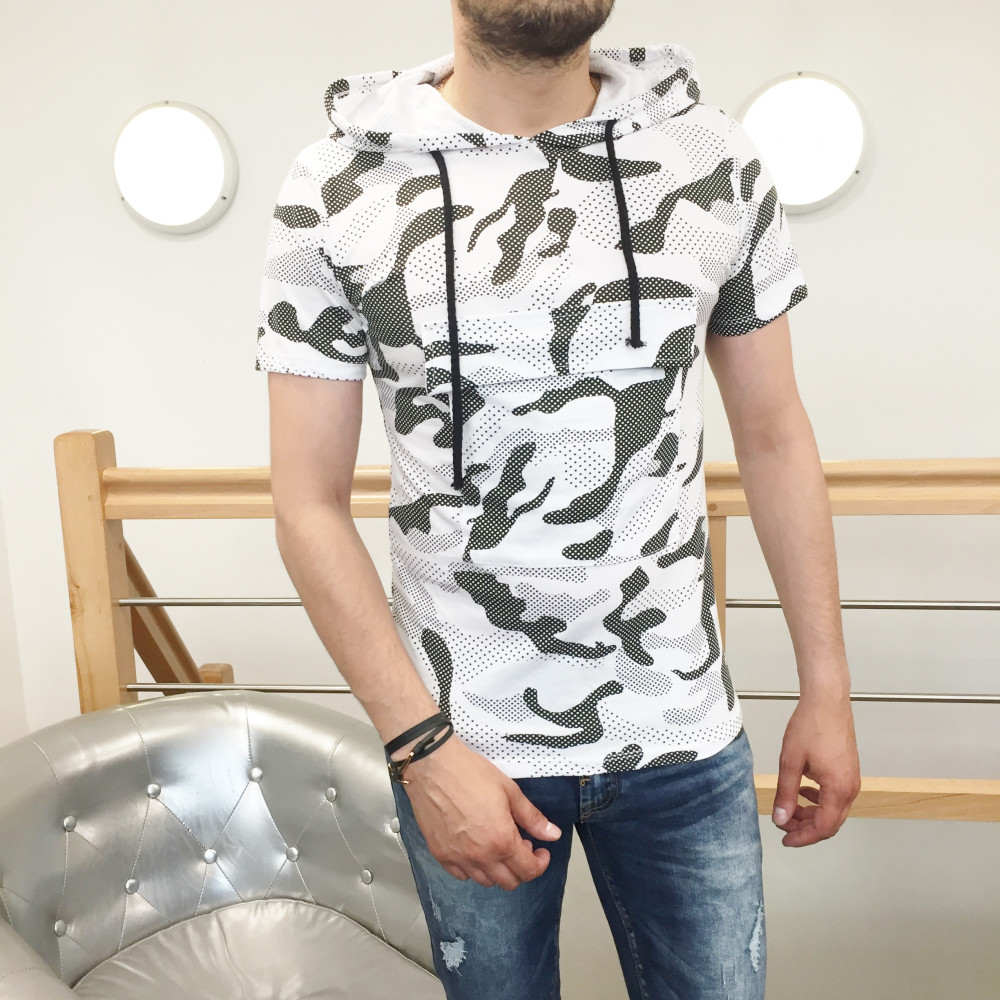 T-shirt homme blanc