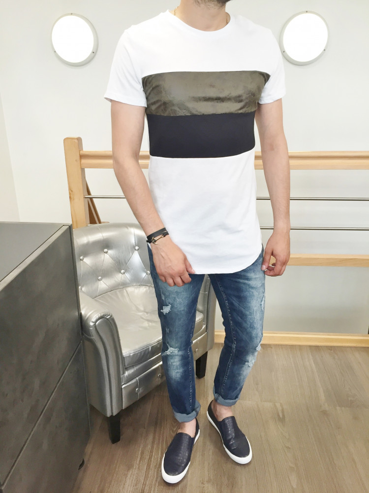 T-shirt oversize blanc