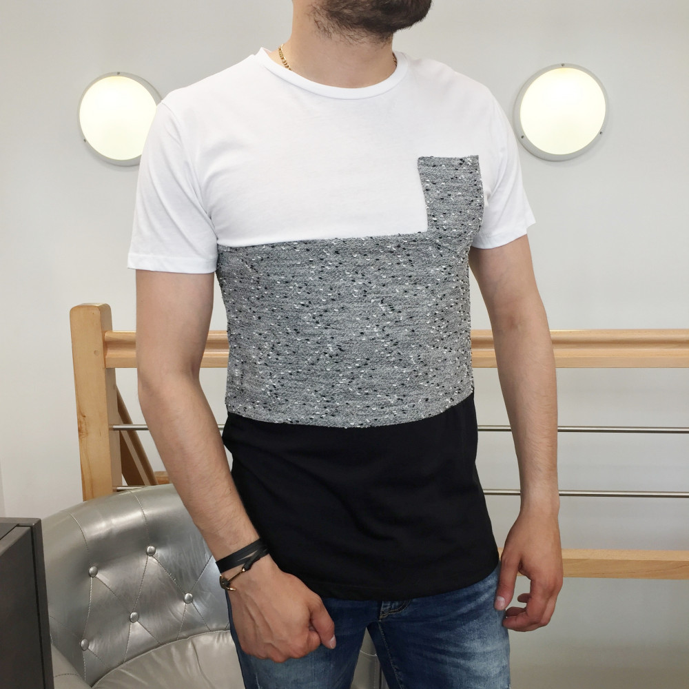 T-shirt homme blanc