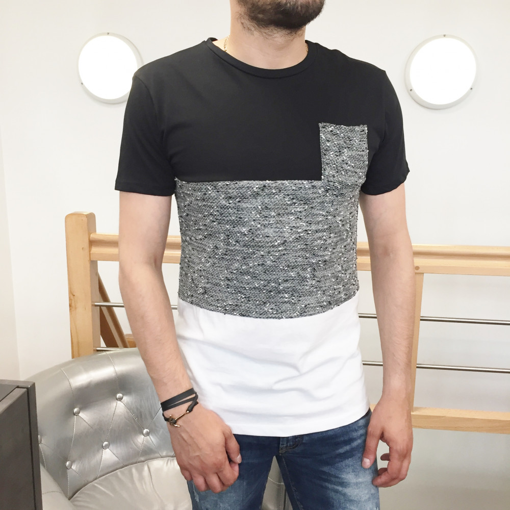 T-shirt homme noir