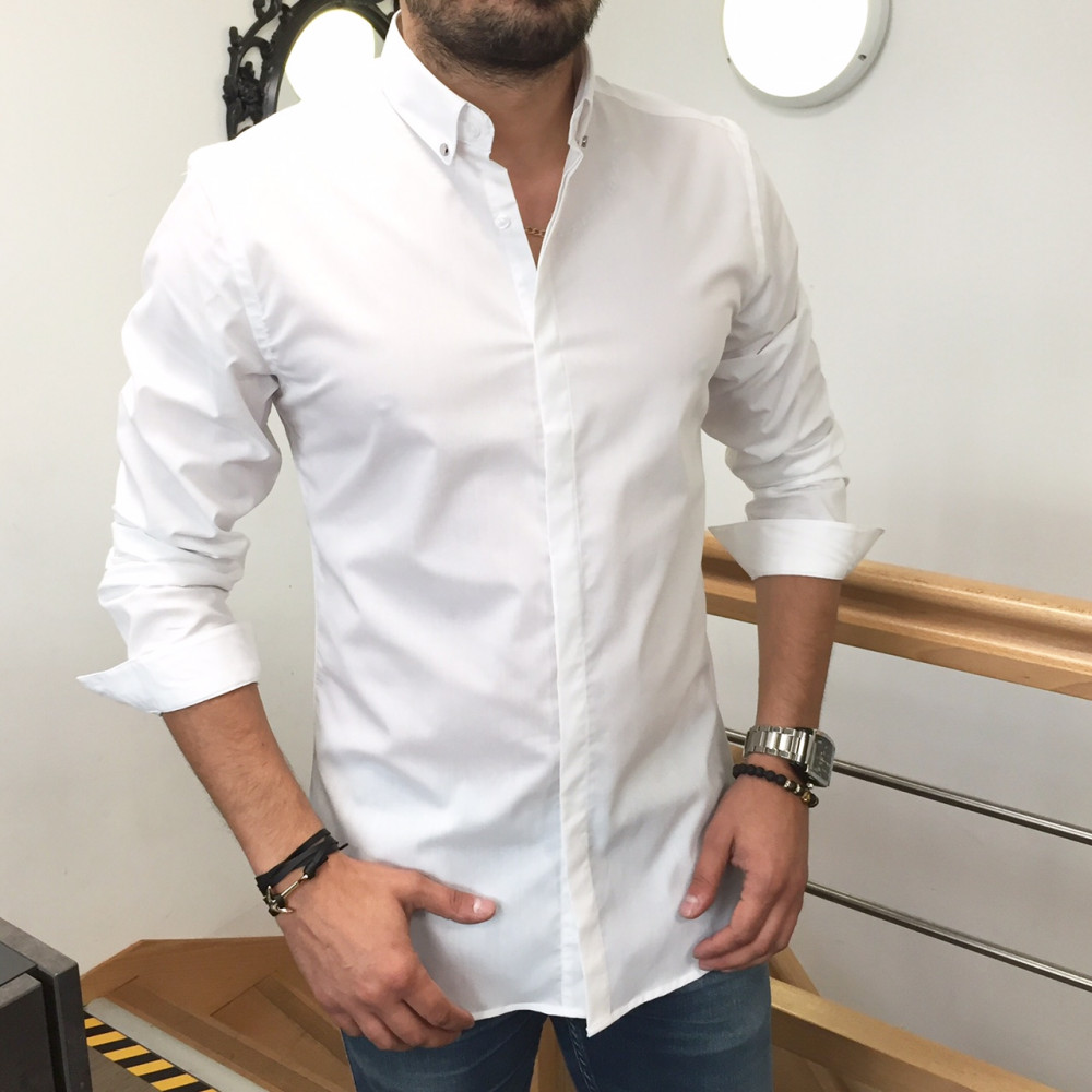 Chemise homme blanche