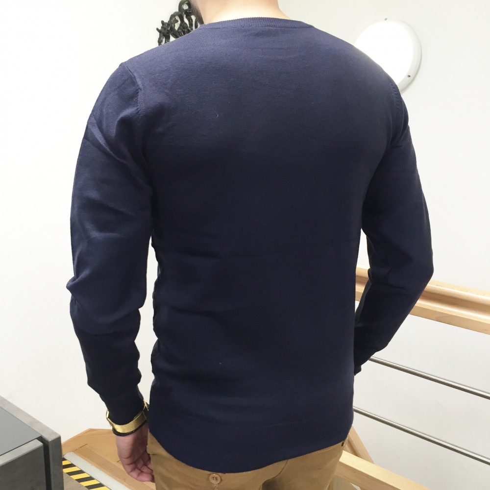 Pull marine motifs losange