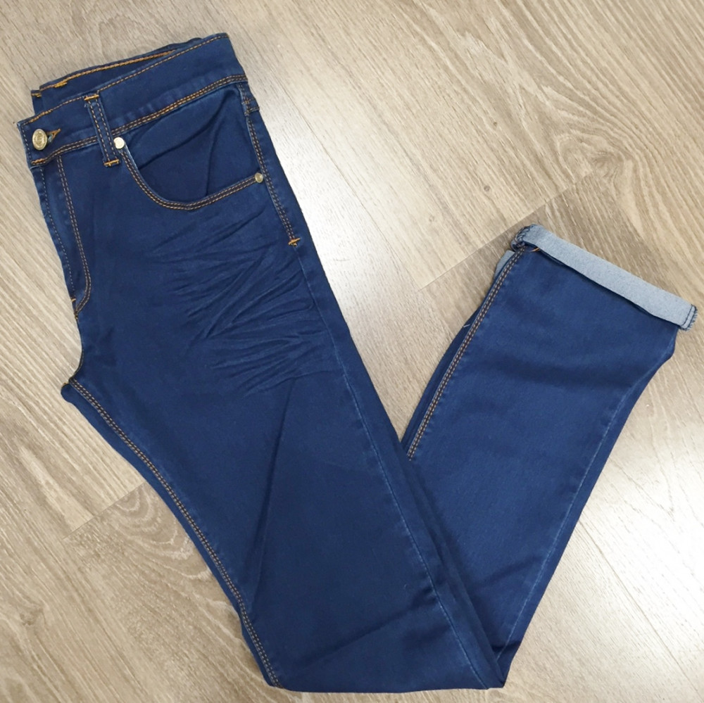 Jeans homme slim basic bleu