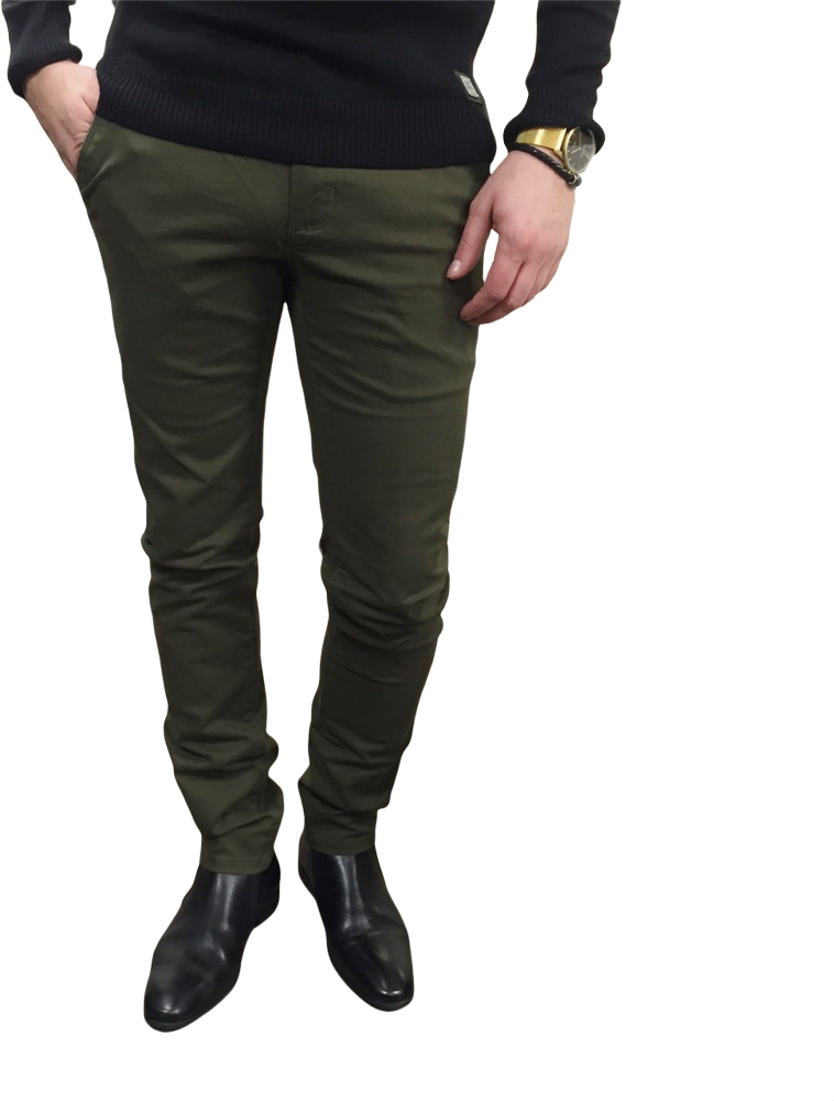 Pantalon chino khaki milano