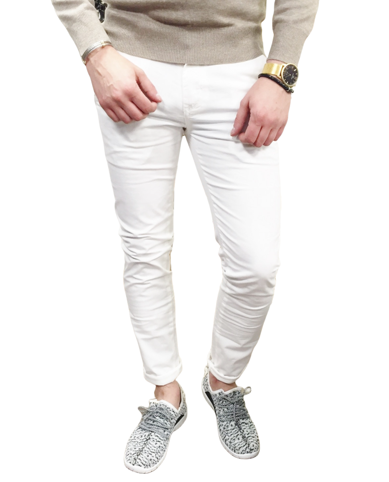 Pantalon chino slim homme Mario Milano