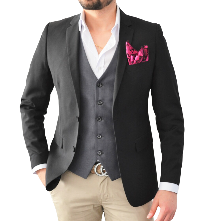 Veste de costume homme noir slim