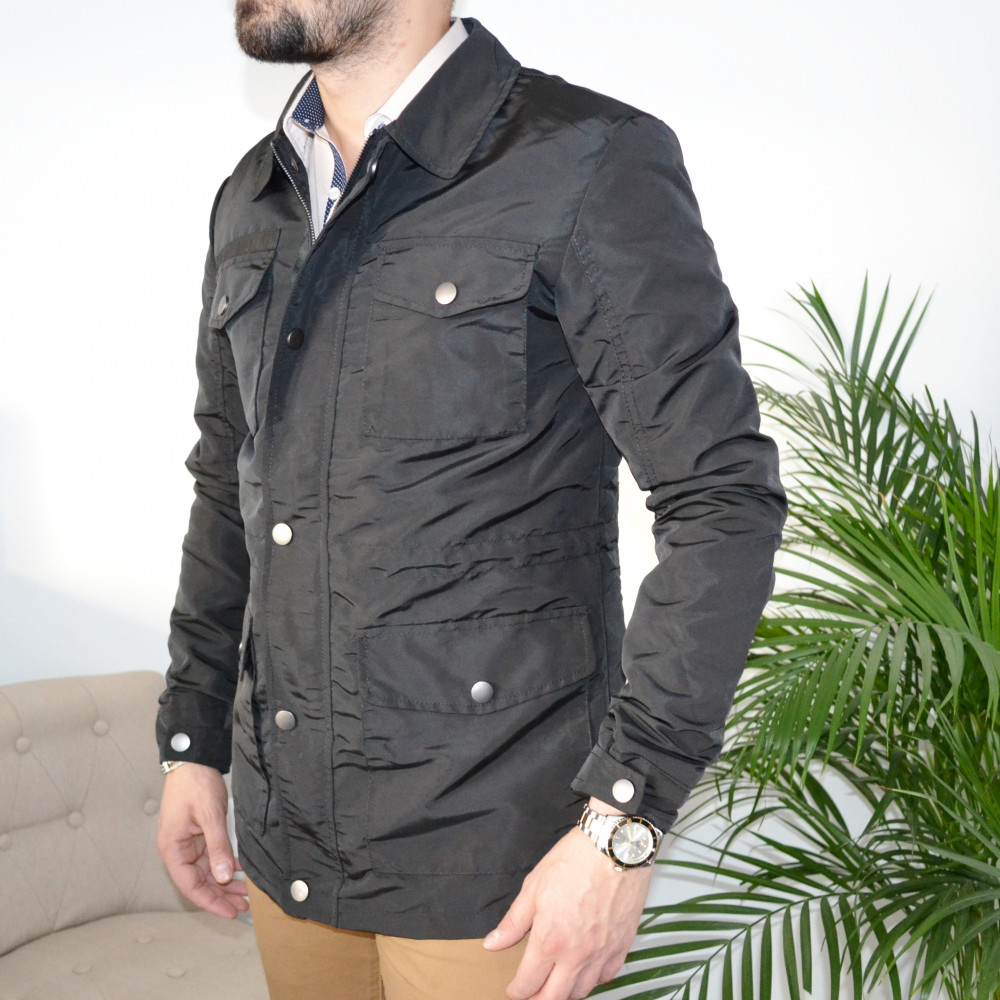 Veste homme bleu slim