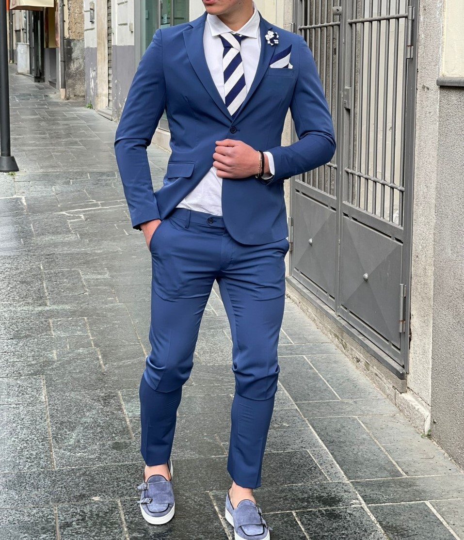 Costume homme 2020 2025 bleu