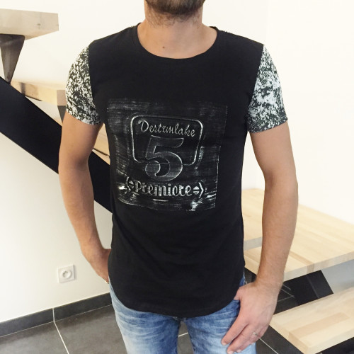 T-shirt homme noir