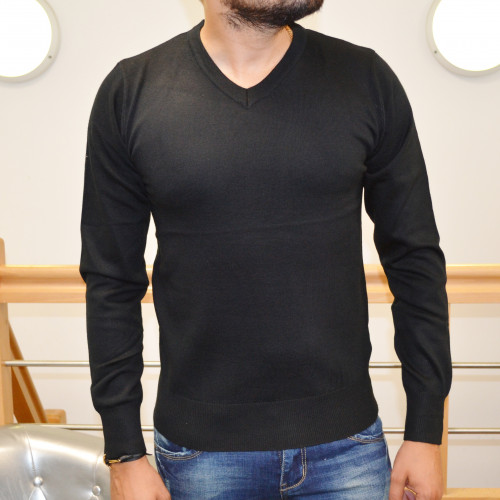 Pull homme noir